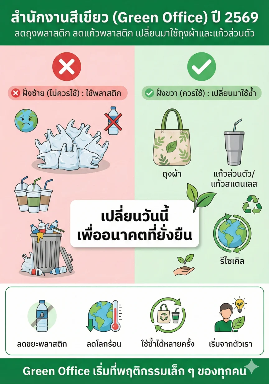 ลดการใช้พลาสติด